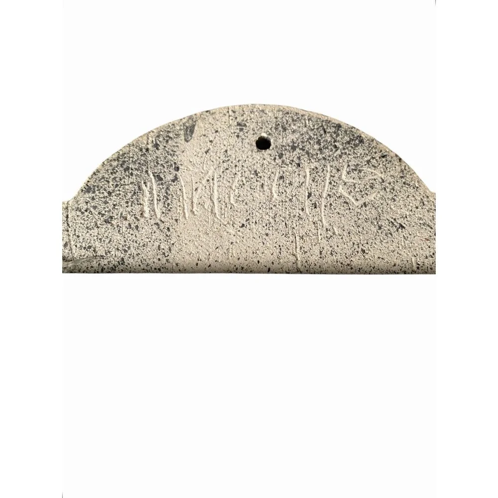 Unique Handmade Boho Wall Mirror Stone, Rainbow, Deer Stamped Wall Decor 9 7/8 T